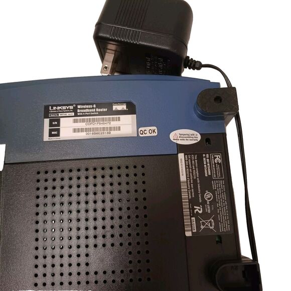 Linksys Wireless-G Broadband Router 2.4GHz 54Mbps Retro w Chord Vintage - Picture 7 of 10